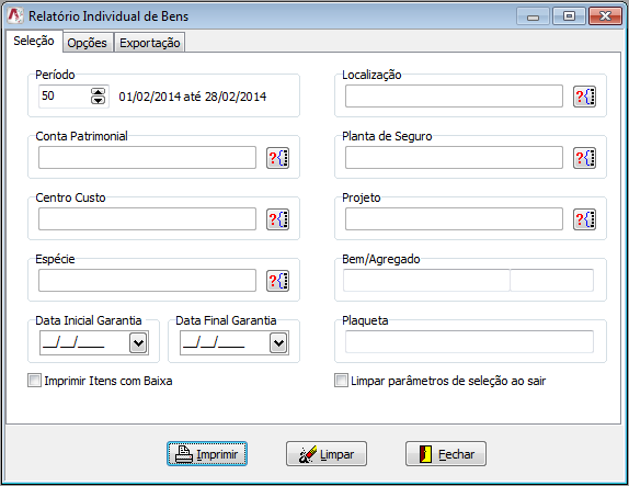 Exemplo De Relatorio De Bens Patrimoniais