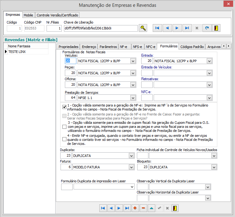 Automotivo > Integração NFSe Linx DMS e BRAVOS > Empresas_Revendas_Formularios.png