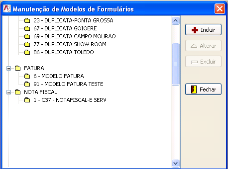 Automotivo > Integração NFSe Linx DMS e BRAVOS > Tela Manutenção de Modelo de Formulários.png