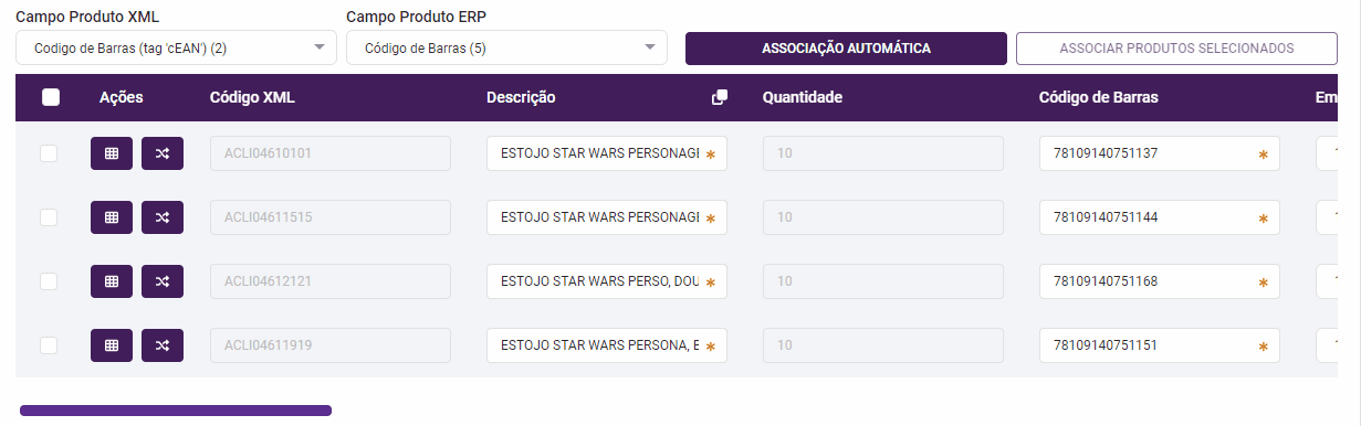 Shopping - Linx Microvix > Nova Entrada NF-e > pacoteassoc.gif