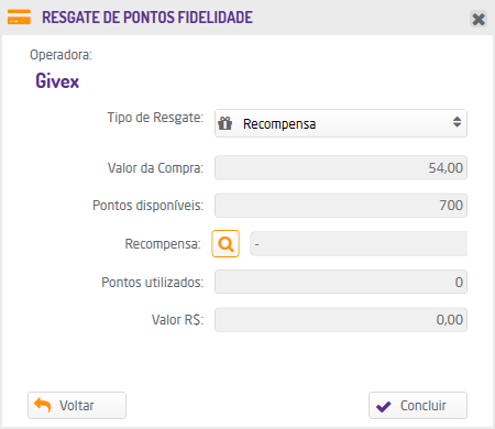 Resgate por recompensa