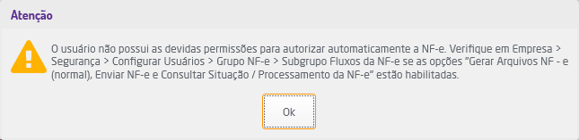 Configurar permissões