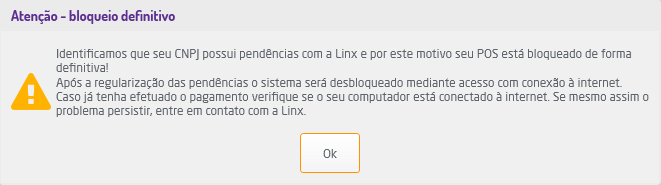 Bloqueio definitivo