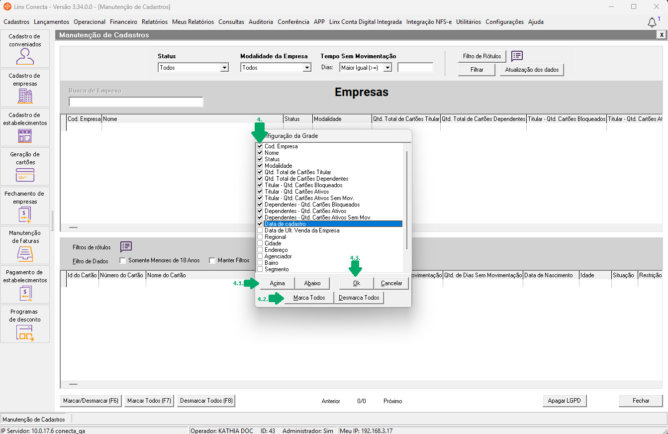 Farma > Linx Conecta - Manutenção de Cadastros - Como configurar a grade de empresas > image-2026-4-29_14-54-15.png