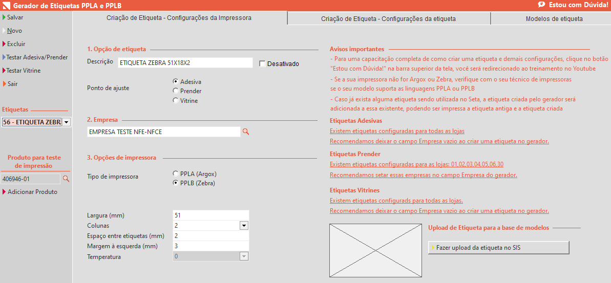 Calçados > CONFIGURAÇÕES: Gerador de Etiquetas PPLA e PPLB no SetaERP > image2022-6-28_9-26-0.png
