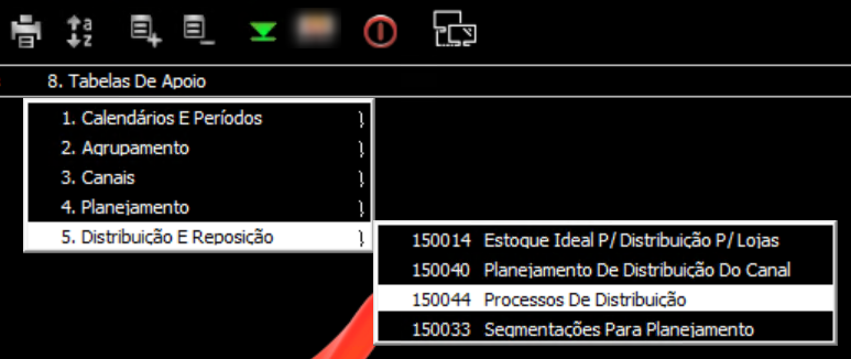 Visual Linx Planejamento Varejo Como Encontrar A Tela Processos De Distribuição Shopping 5290