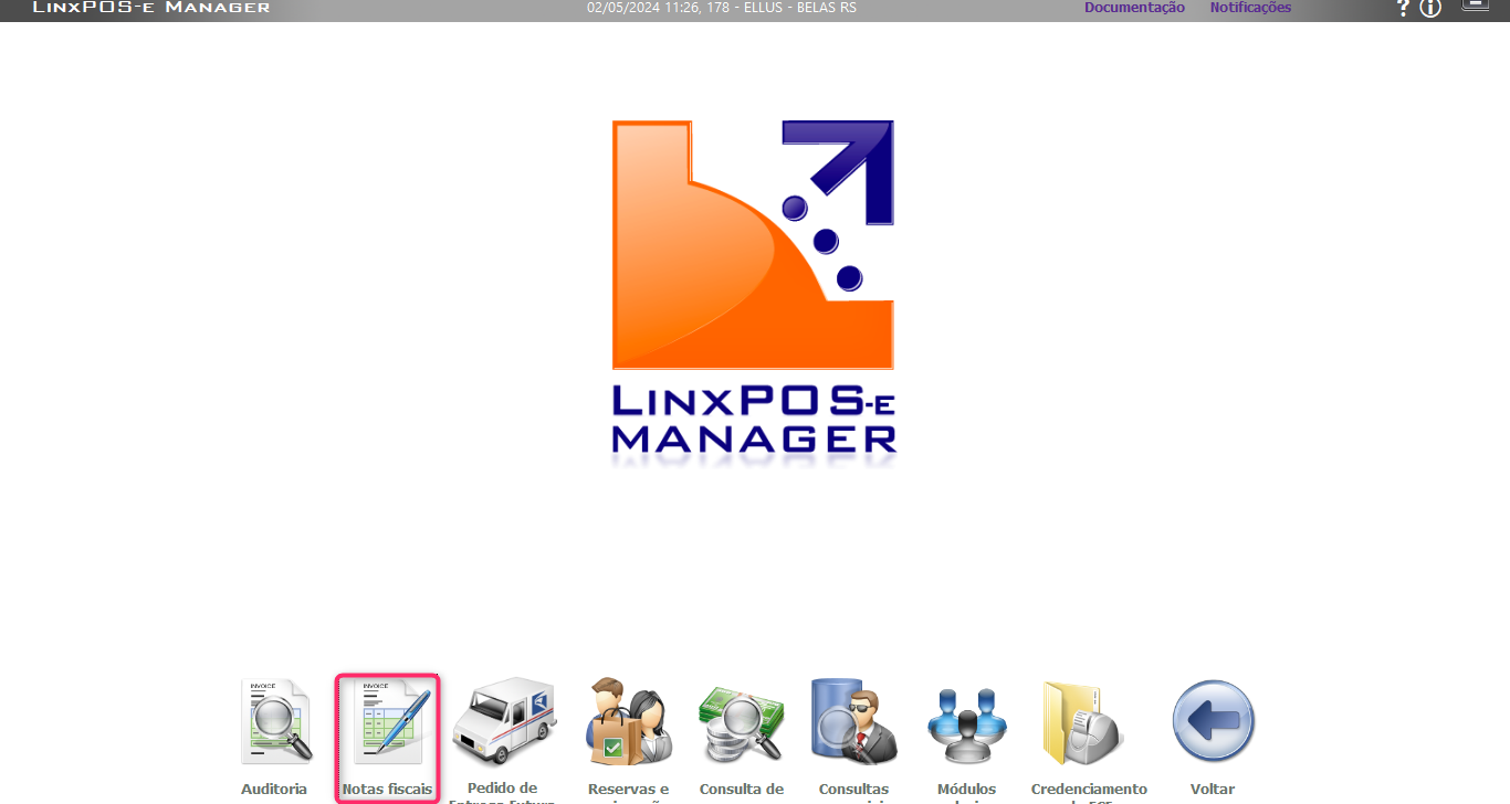 Linxpos manager notas fiscais reimpress o de nota fiscal eletr nica
