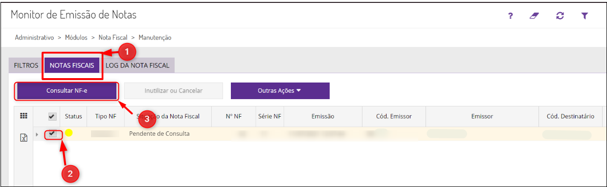 Shopping - Linx UX > Linx OmniPOSe - Atendimento - O PDV não recebeu o status da situação da nota fiscal XX. Entre no módulo administrativo para verificar sua aprovação. > image-2024-6-24_11-38-26.png