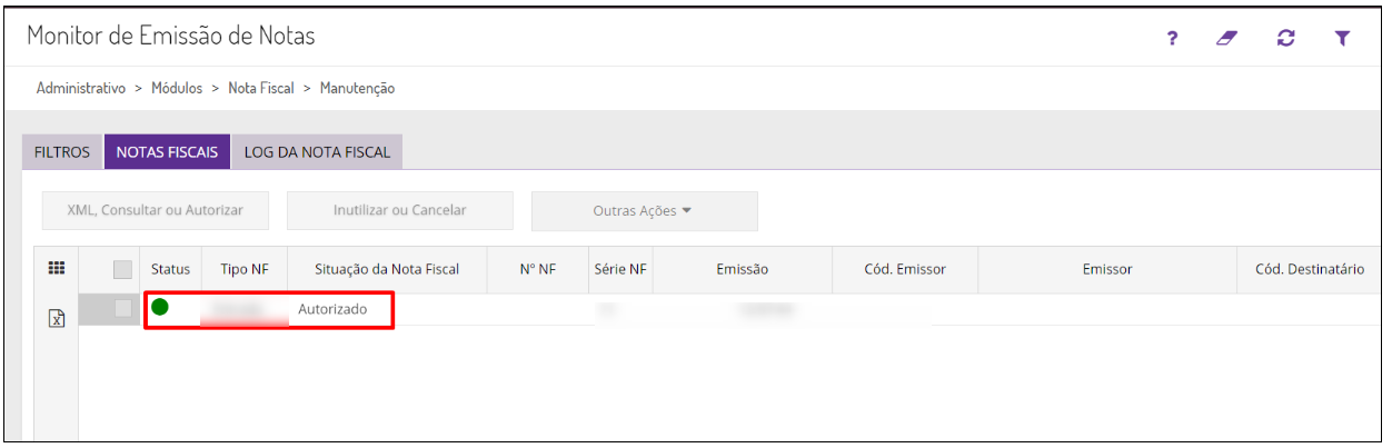 Shopping - Linx UX > Linx OmniPOSe - Atendimento - O PDV não recebeu o status da situação da nota fiscal XX. Entre no módulo administrativo para verificar sua aprovação. > image-2024-6-24_11-39-25.png