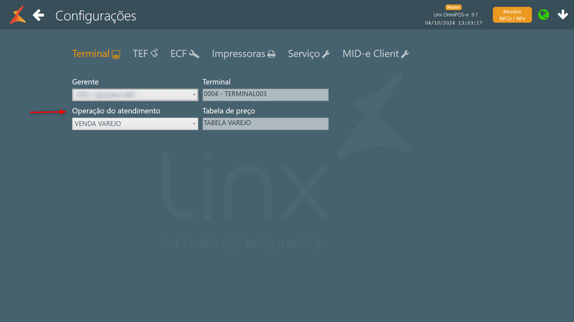 Shopping - Linx UX > Linx OmniPOSe - Configuração - Operação de Venda não configurada > image-2024-10-4_13-4-54.png