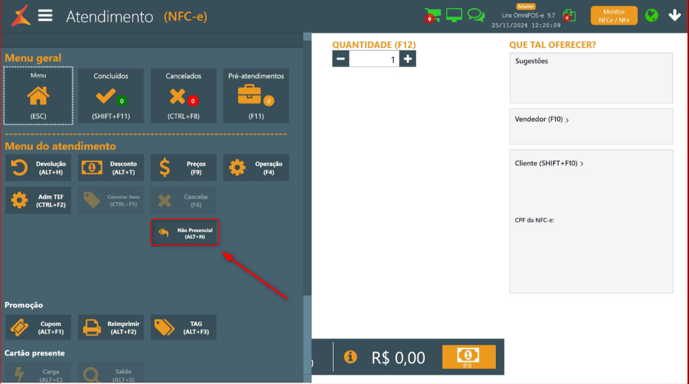 Shopping - Linx UX > Linx OmniPOSe - Atendimento - Como realizar uma venda não presencial > image-2024-11-25_12-25-13.png