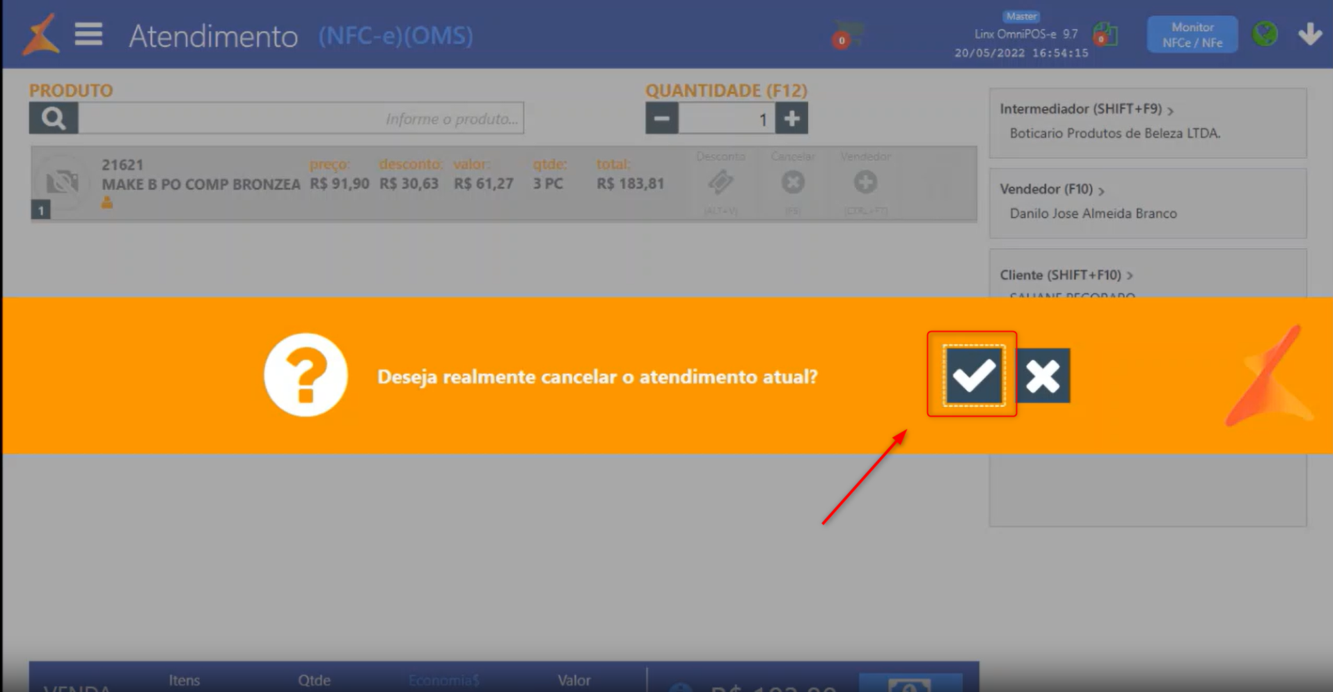 Shopping - Linx UX > Linx OmniPOSe - Atendimento - Como cancelar um Pedido OMS > image-2025-1-3_13-42-50.png