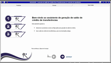 fig 1 - Bem vindo ao assistente